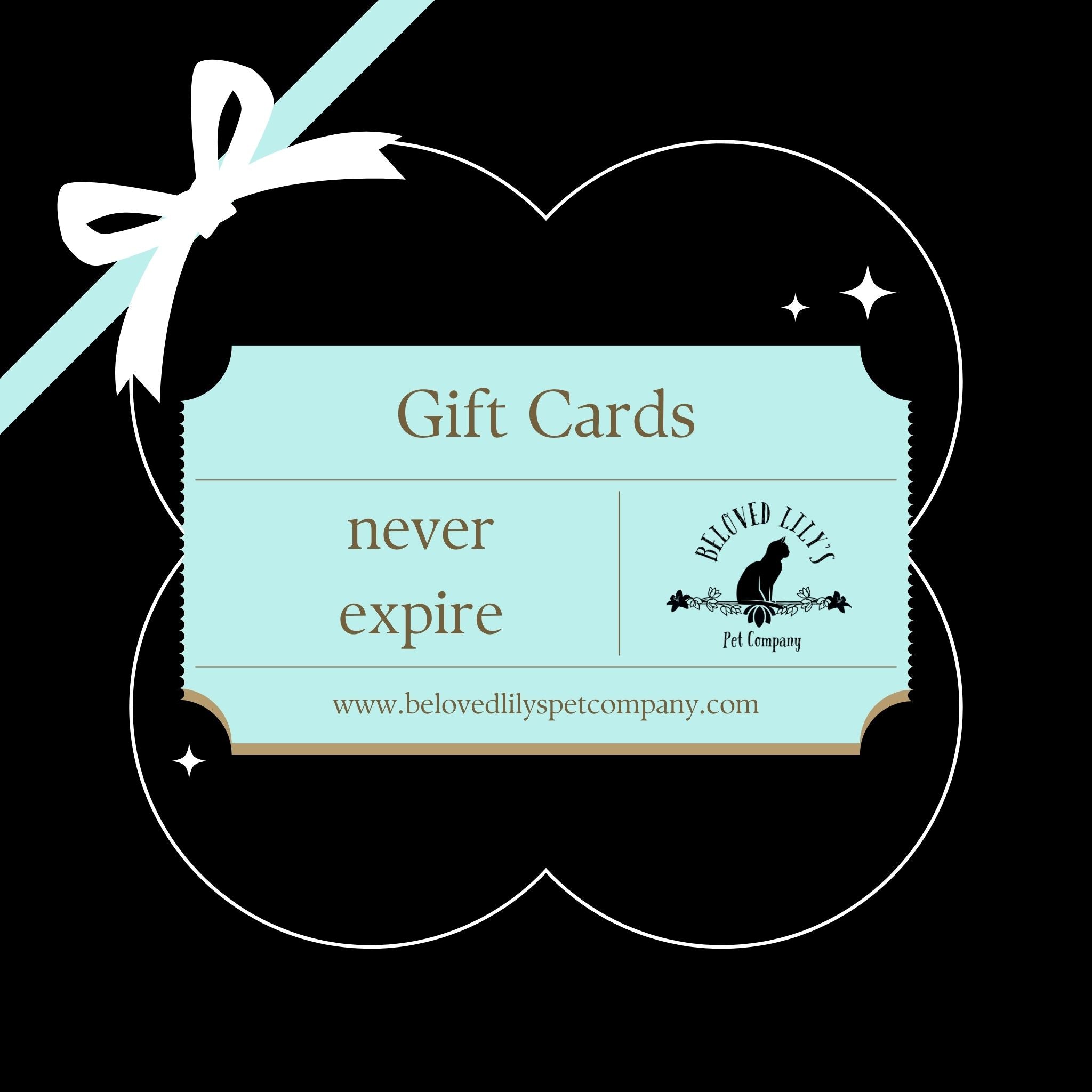 Gift Cards for sale by | Beloved Lily's Pet Company