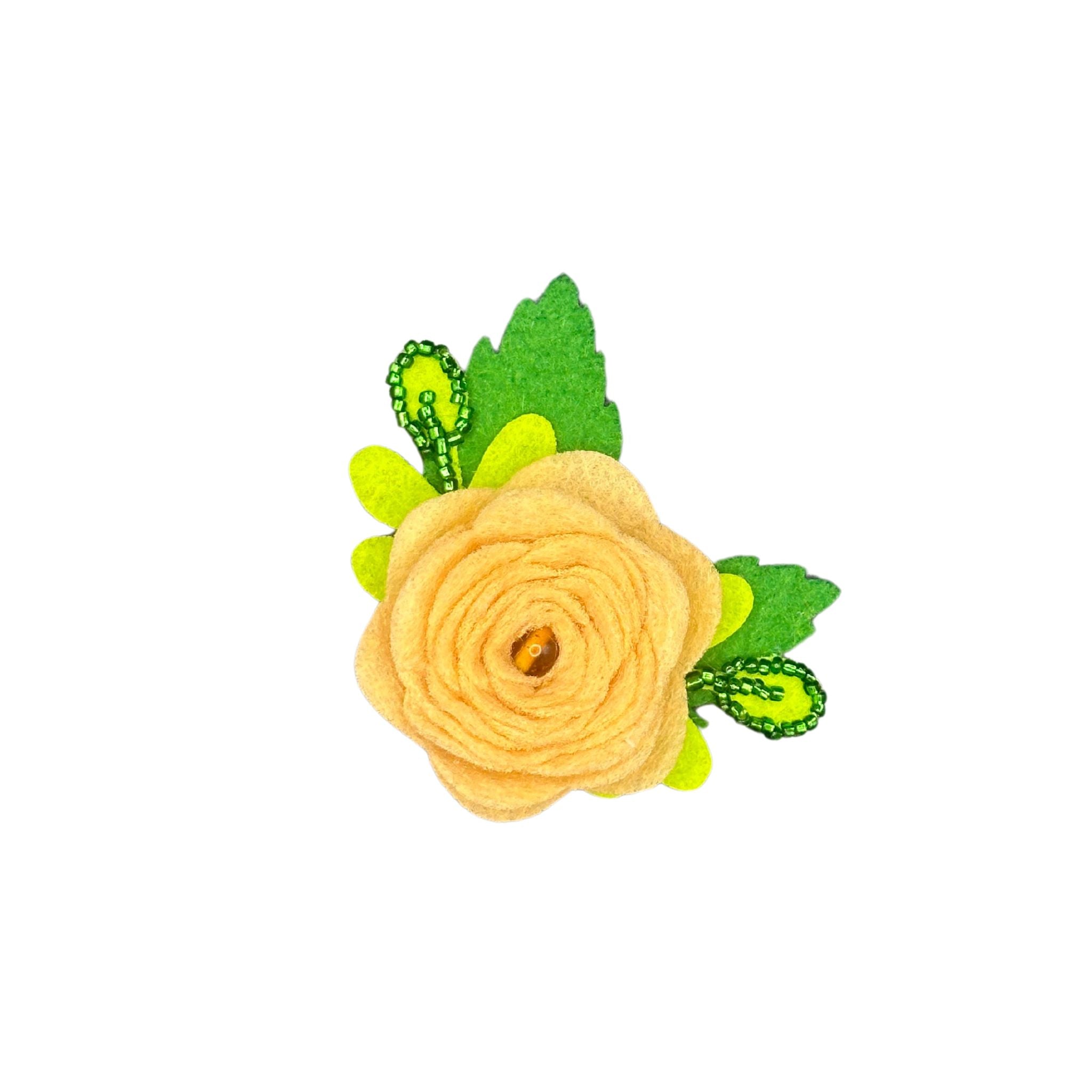 3D Yellow Flower Cat Collar Bow from Beloved Lily's Pet Company.
