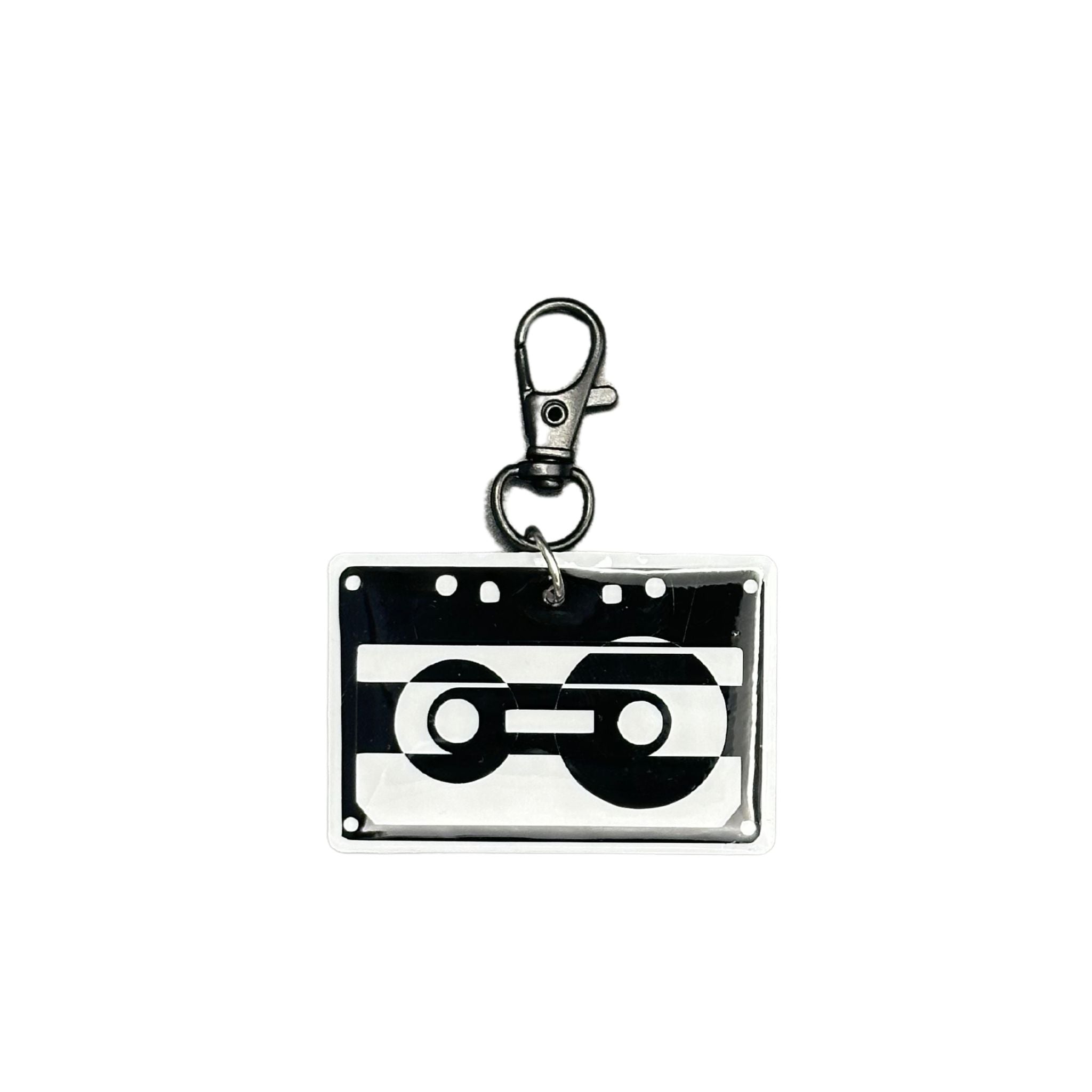 Pet ID Tag: Cassette Smart QR ID Tag for anyone. Links to Free Profile.