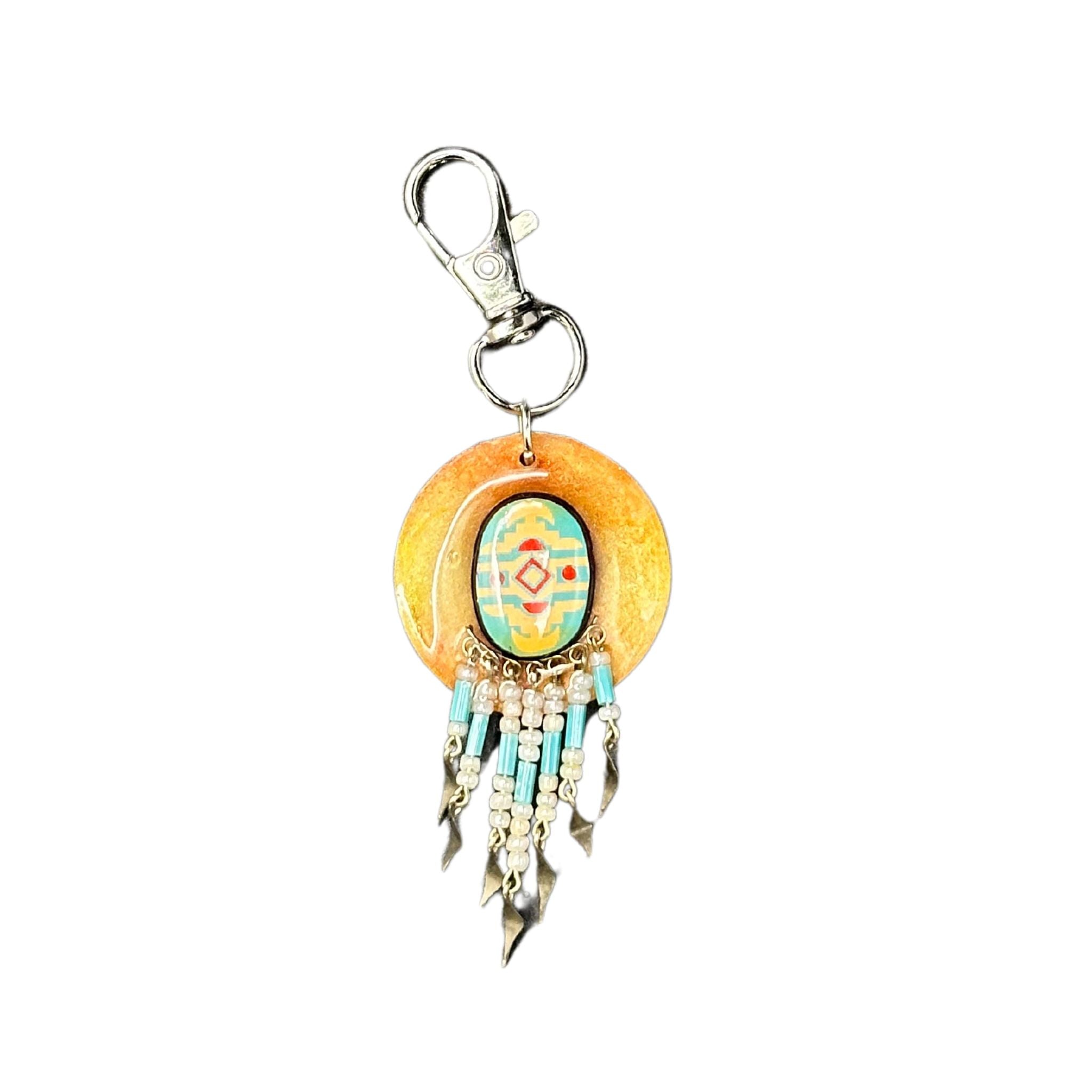 Pet ID Tag: Indigenous Accent smart QR pet id tag for cats and dogs 