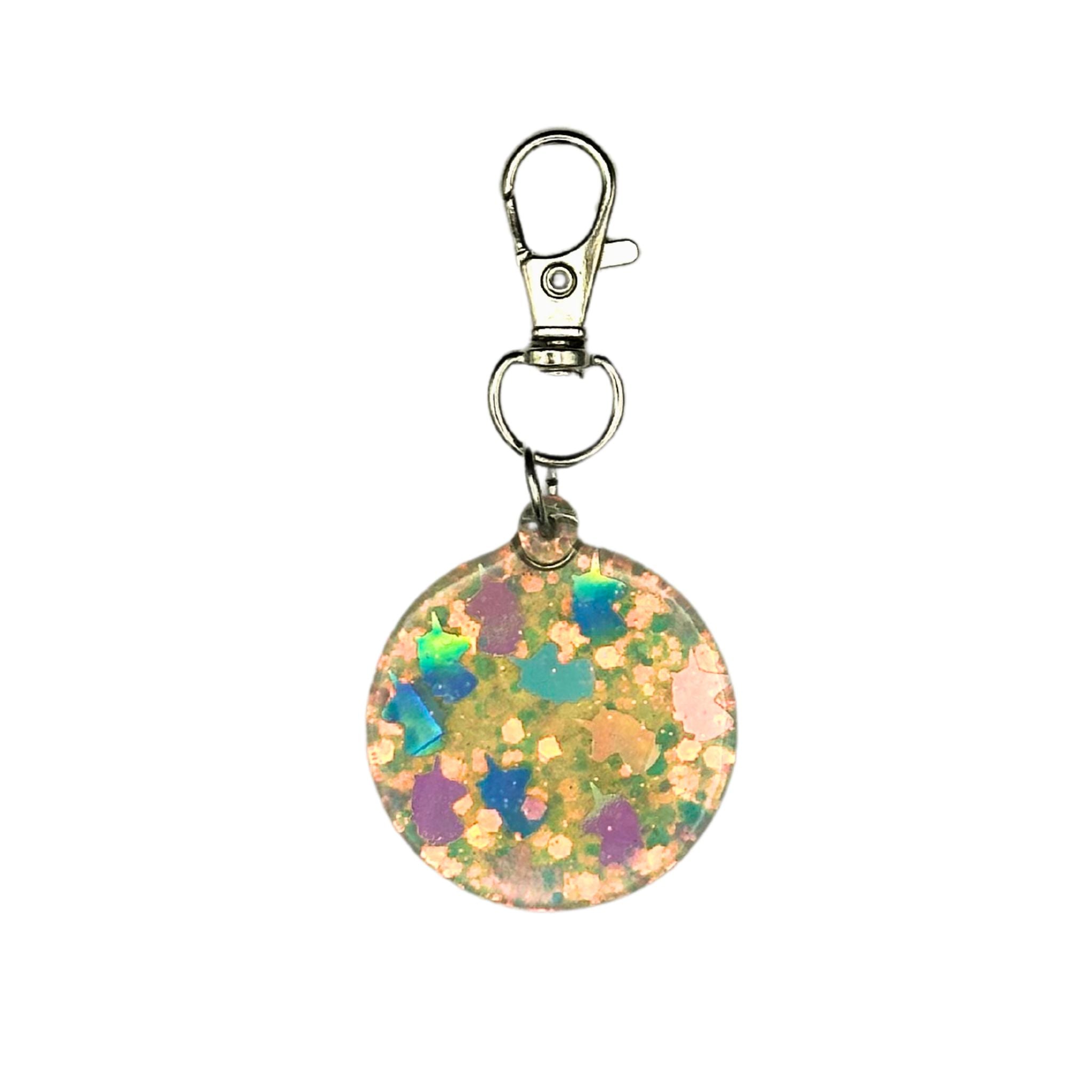 Pet ID Tag: Unicorn Smart QR Pet ID Tag for Dogs and Cats, linked to Free Pet Profile.